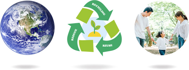 資源再利用で循環型社会の構築